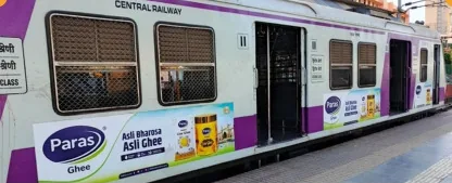 Local Train Advertising campaign photograph