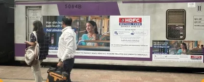 Local Train Advertising campaign photograph