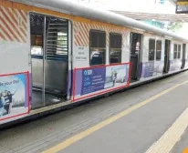 Local Train Advertising campaign photograph